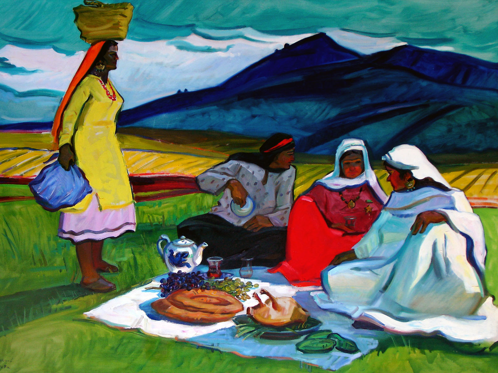 In the fields of Azerbaijan