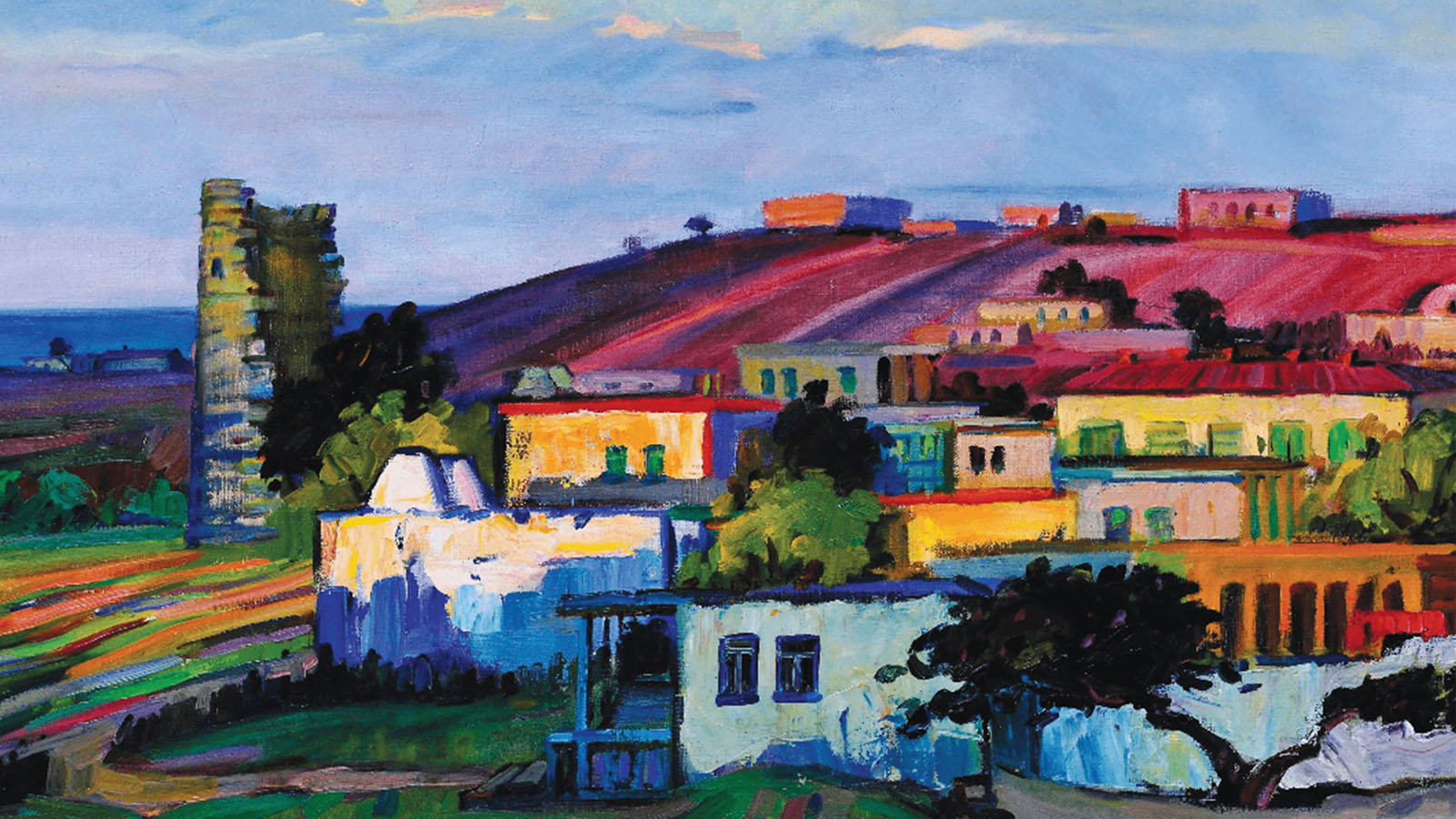 Evening in Bilgah. Landscape Painting